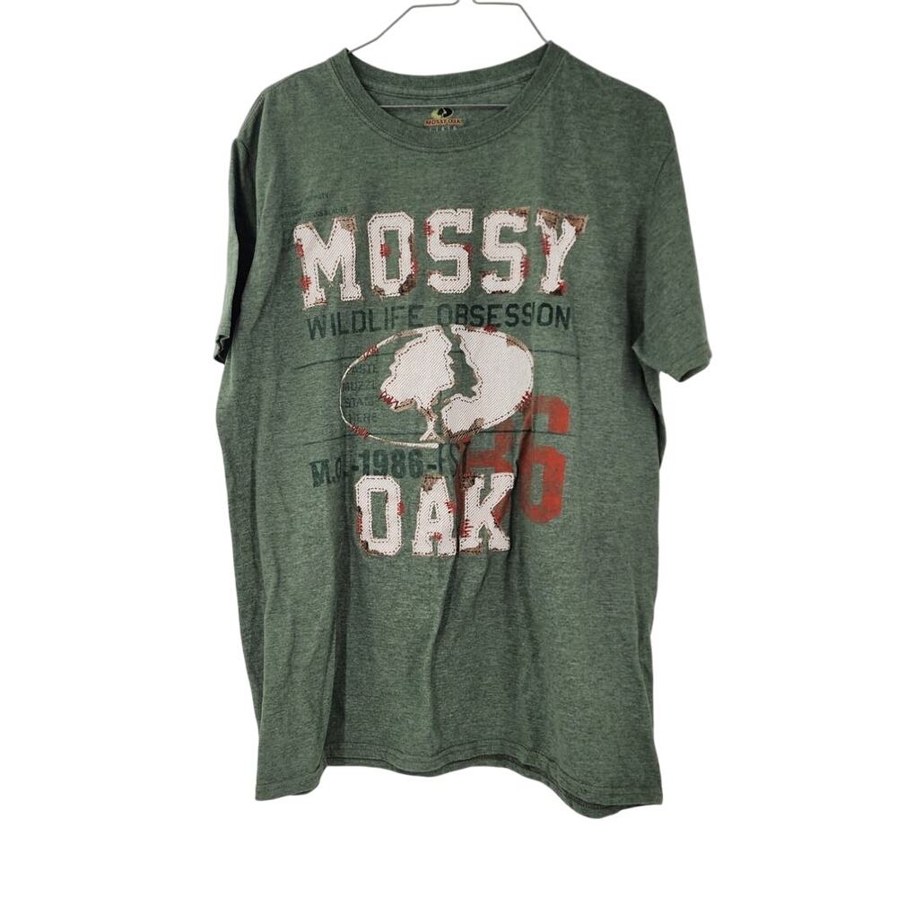 MOSSY OAK Green Mens T-Shirt Size Large Outdoors